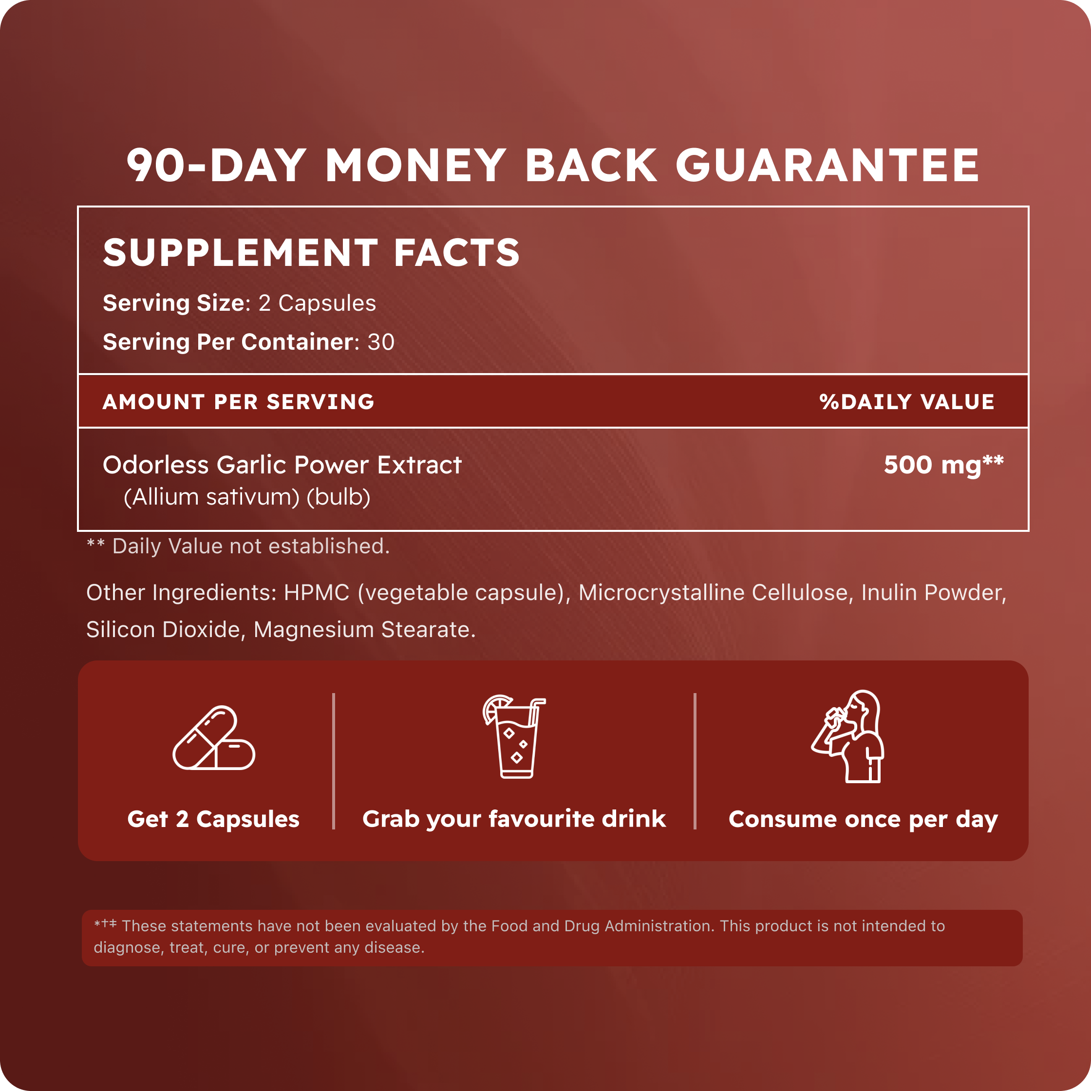 Odorless Garlic Extract
